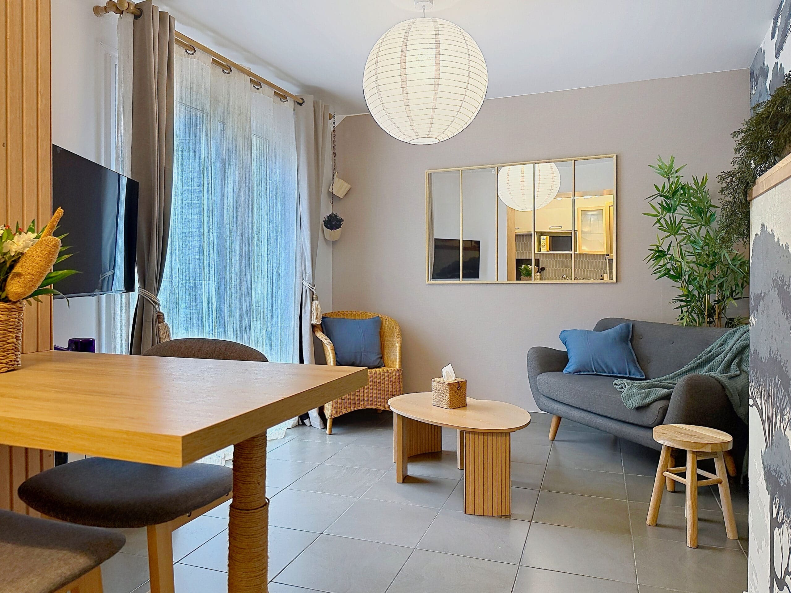 Location courte durée à Dourdan - La Courette des Rois - Séjour